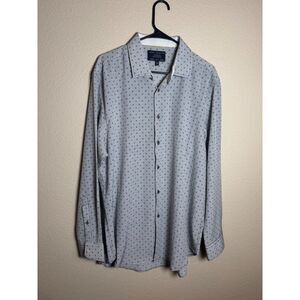 Report Collection Men's Geo Dot Print 4-Way Stretch Performance Shirt Size 4XL